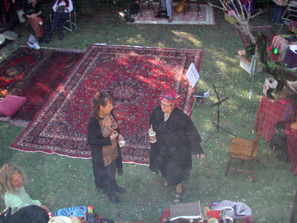 Aerial shot from Bathroom Window.  Mau and Karasheba