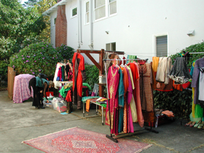 Partial view of side area vendors.