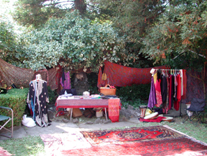 Vending view to the South, Natalie, Donna and Janine's spaces.